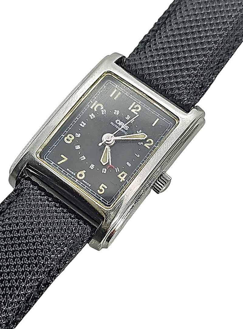 Oris Uhren: Armbanduhr Vintage ORIS "Rectangular / Pointer Date" – Gebraucht aus Zug von urzeit 4
