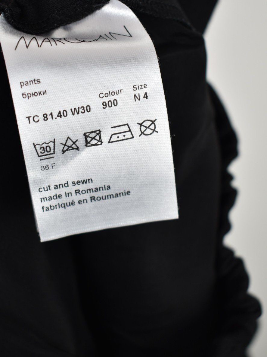 Marc Cain Pantaloni: Marc Cain Stoffhose, weites Bein, cropped, Gr.40 – Usato da Nürensdorf venduto da 2ND_STORY 6