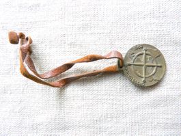 • Cross Vaudois 1962 - Rose des vents médaille vintage Waadt