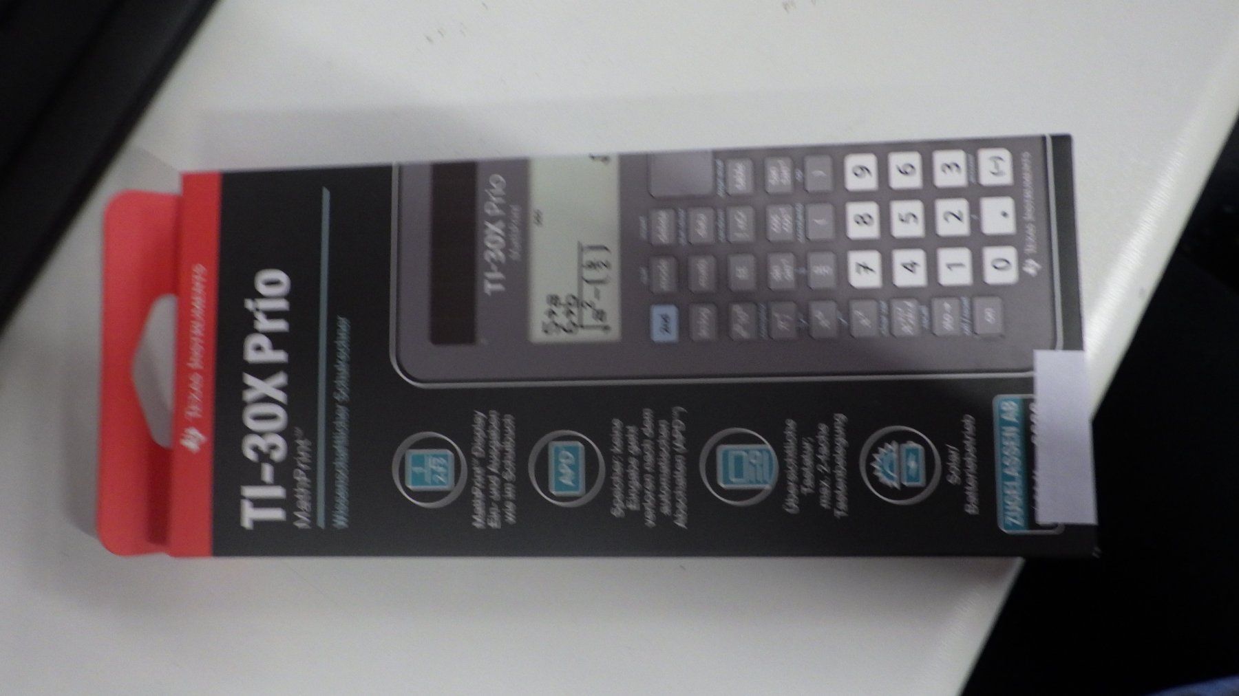 Texas Instruments Taschenrechner: Texas Instruments TI 30X Prio MathPrint – Neu und originalverpackt aus Gossau ZH von OrderflowAG