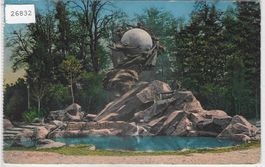 Bern - Weltpostdenkmal - Litho