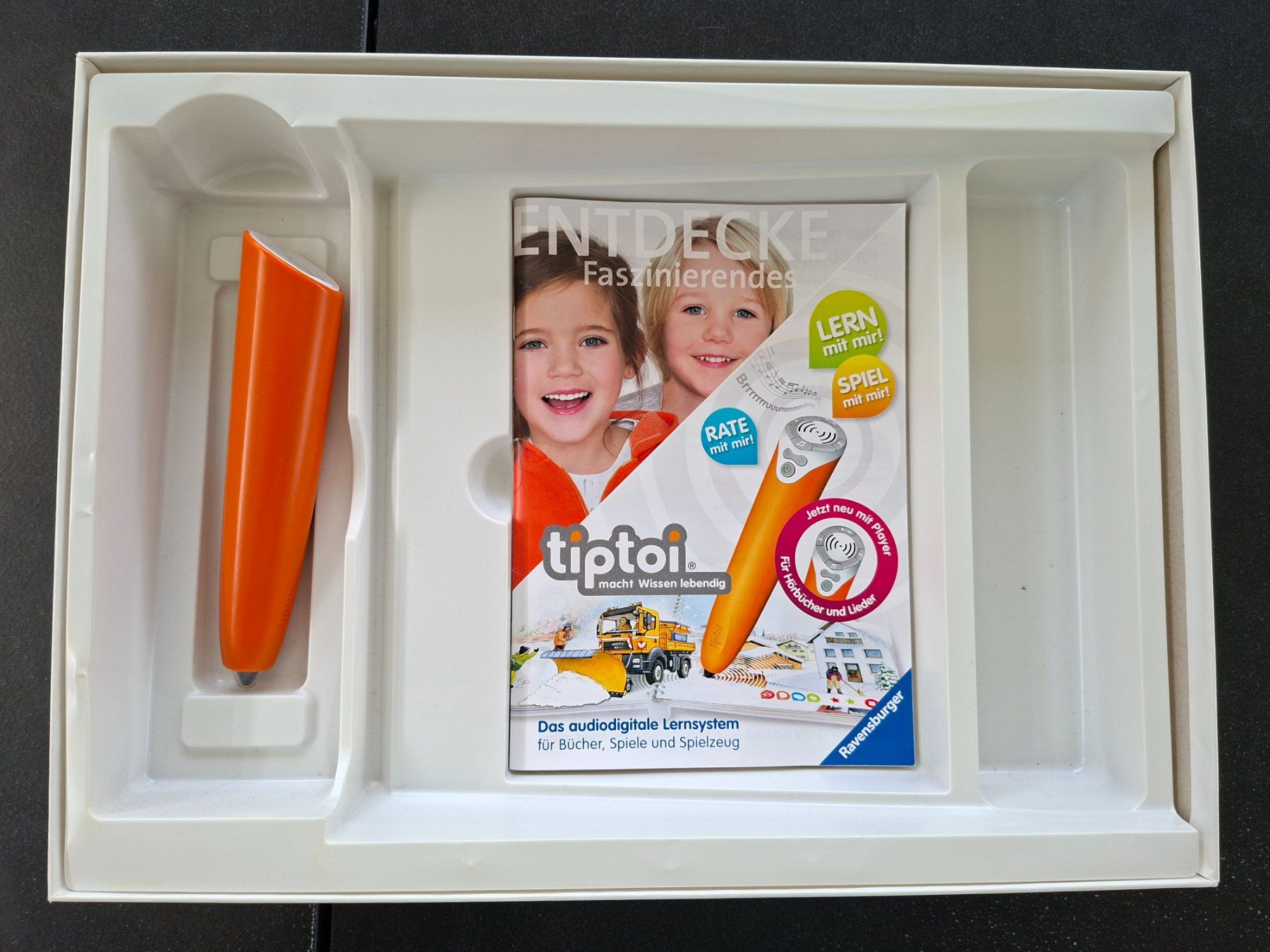 Ravensburger Jeux: tiptoi Starter-Set Stift und Spiel Buchstabenburg – D'occasion à Waltenschwil par BJBari 1