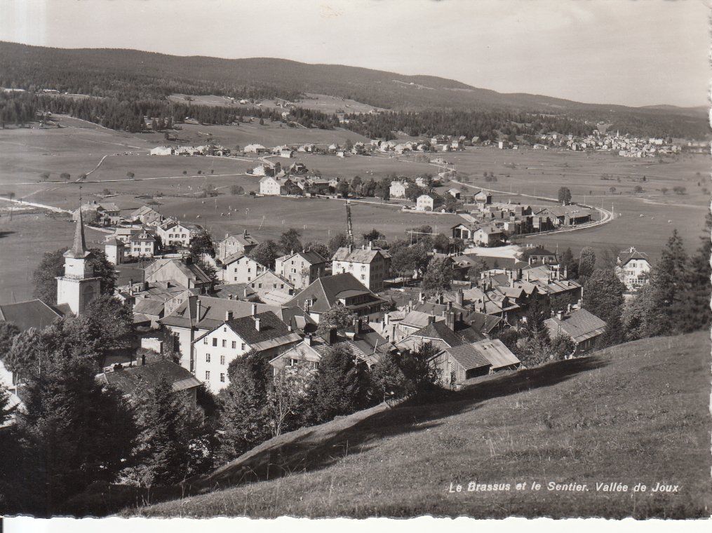 Cartoline postali: Le Brassus ca. 1950 – Usato da Bürglen TG venduto da StampGraf