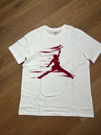 Jordan T-Shirt Weiss Gr L