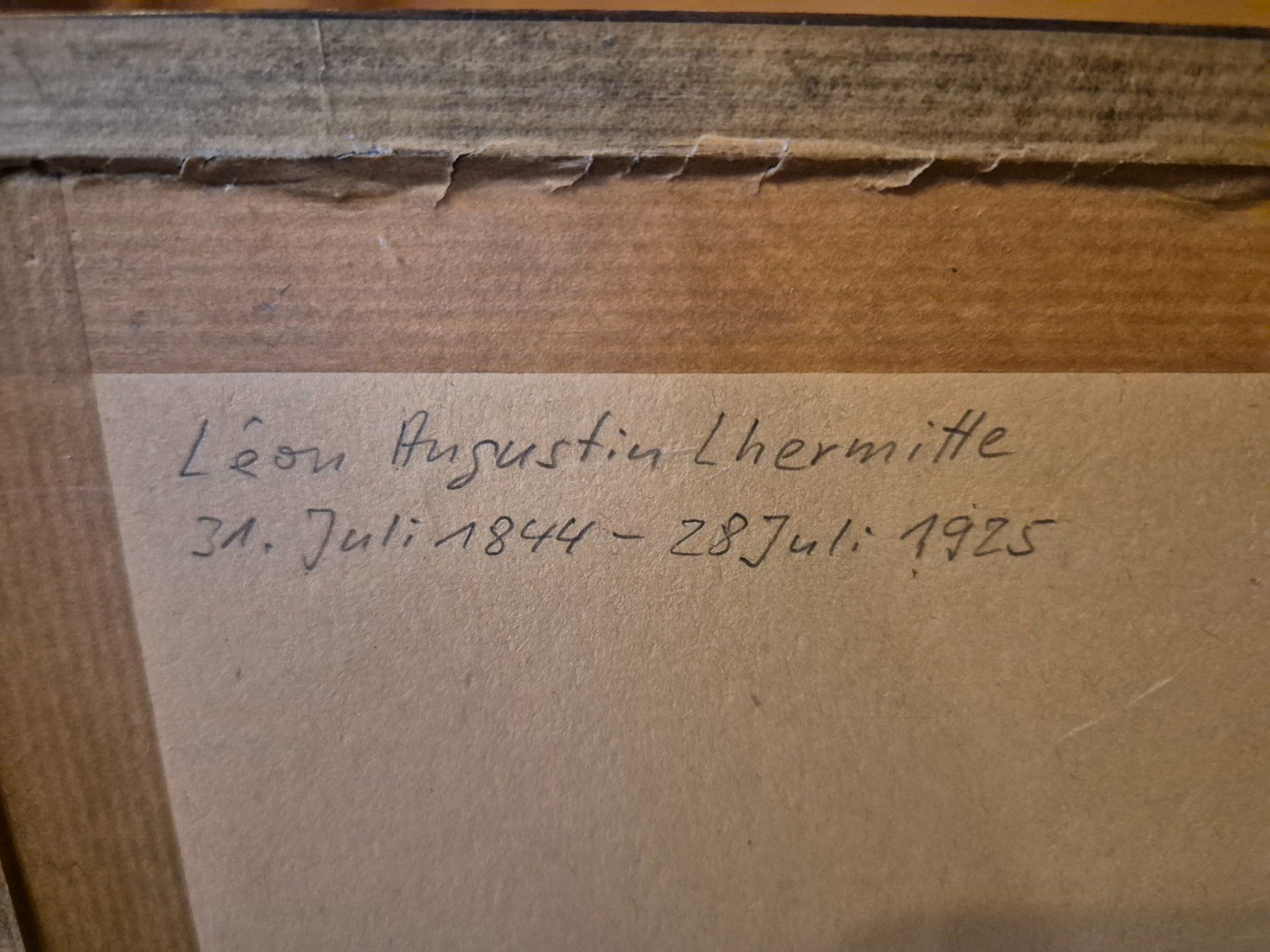Grafica & Litografie: Alte Lithographie, L. Lhermitte, gerahmt – Usato da Grandval venduto da ChezJerome 3