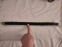 ColdMedal –Nasenstück - L40cm – schwarzes Leder