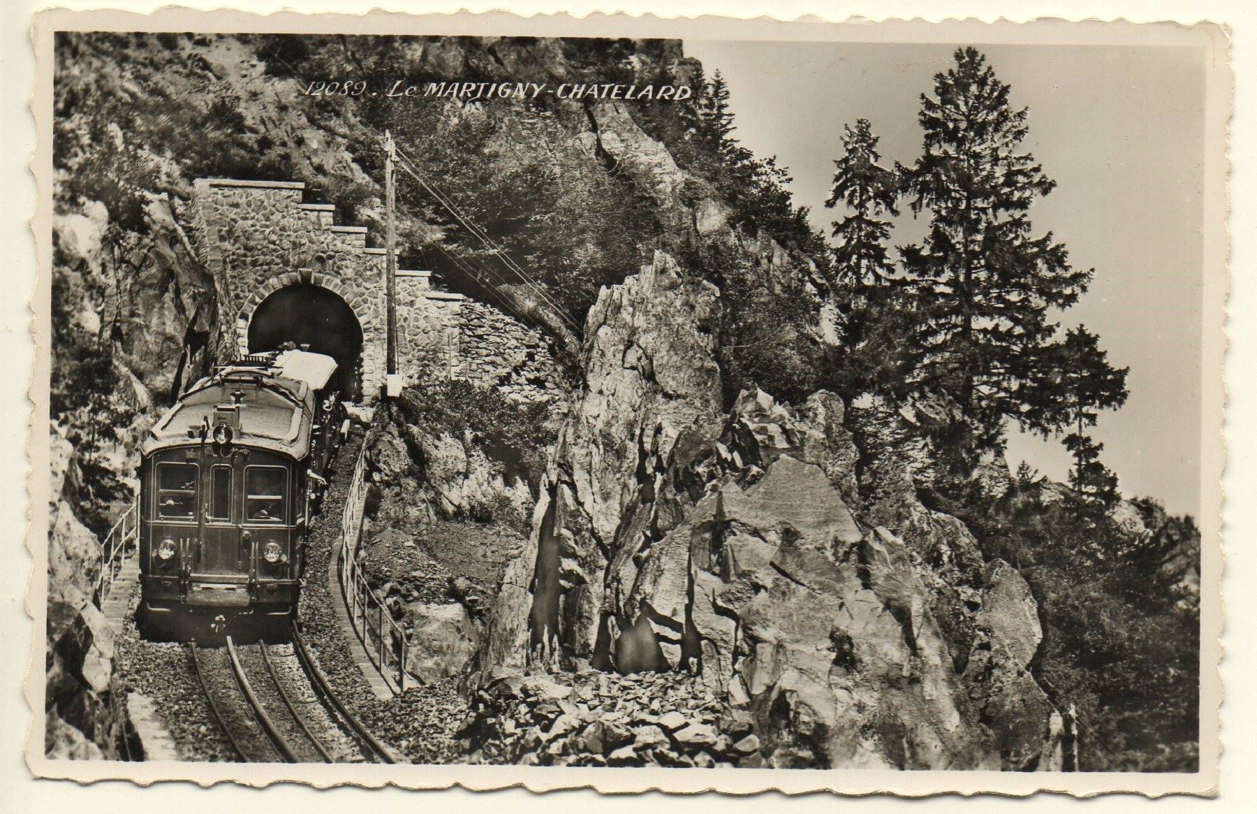 Ansichtskarten: MARTIGNY-CHATELARD Chemin de Fer, Bahn – Neu (gemäss Beschreibung) aus Jona von philajona