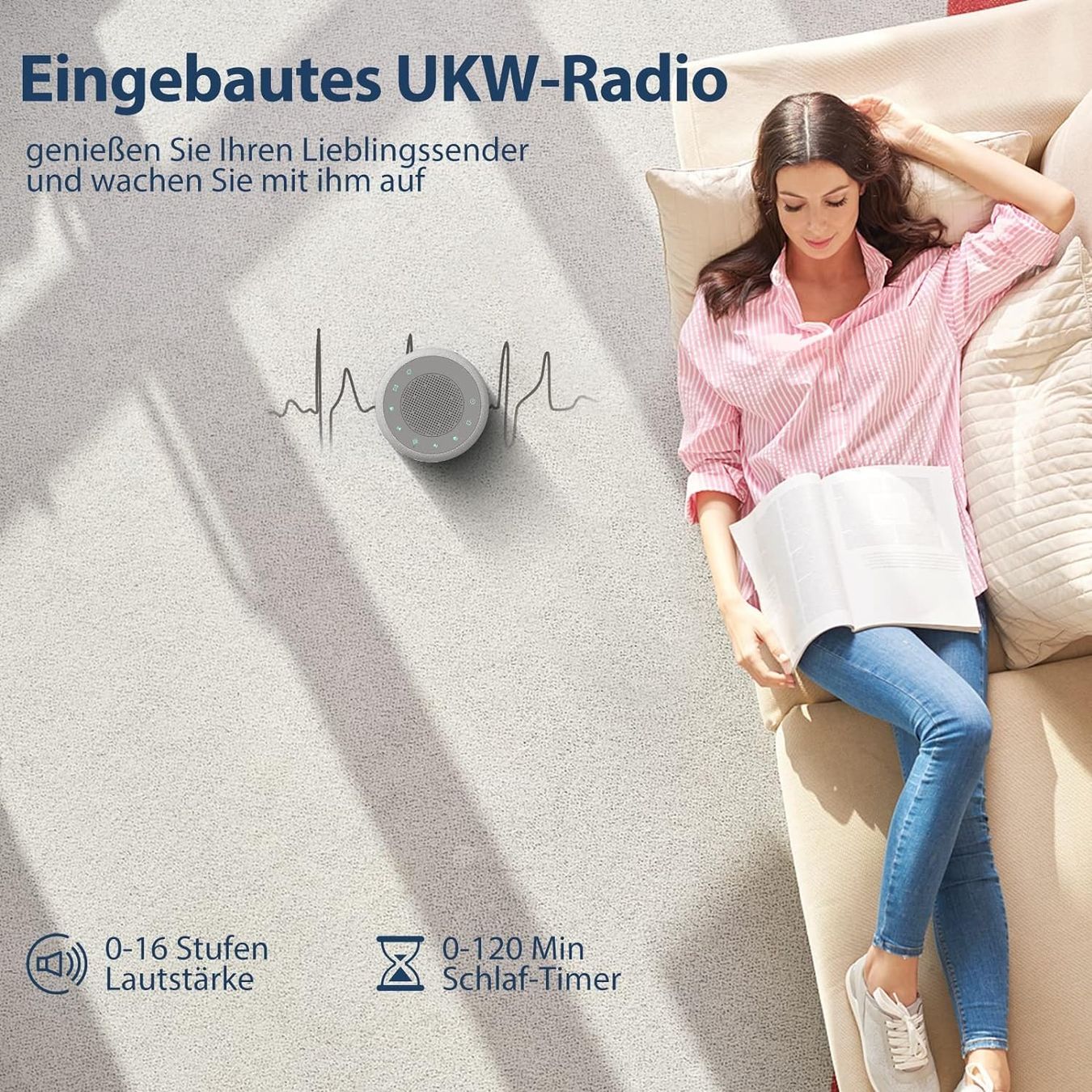 Sveglie: Digitaler Radiowecker Grau – Nuovo e nell'imballaggio originale da Nuglar venduto da SaleRitter 2