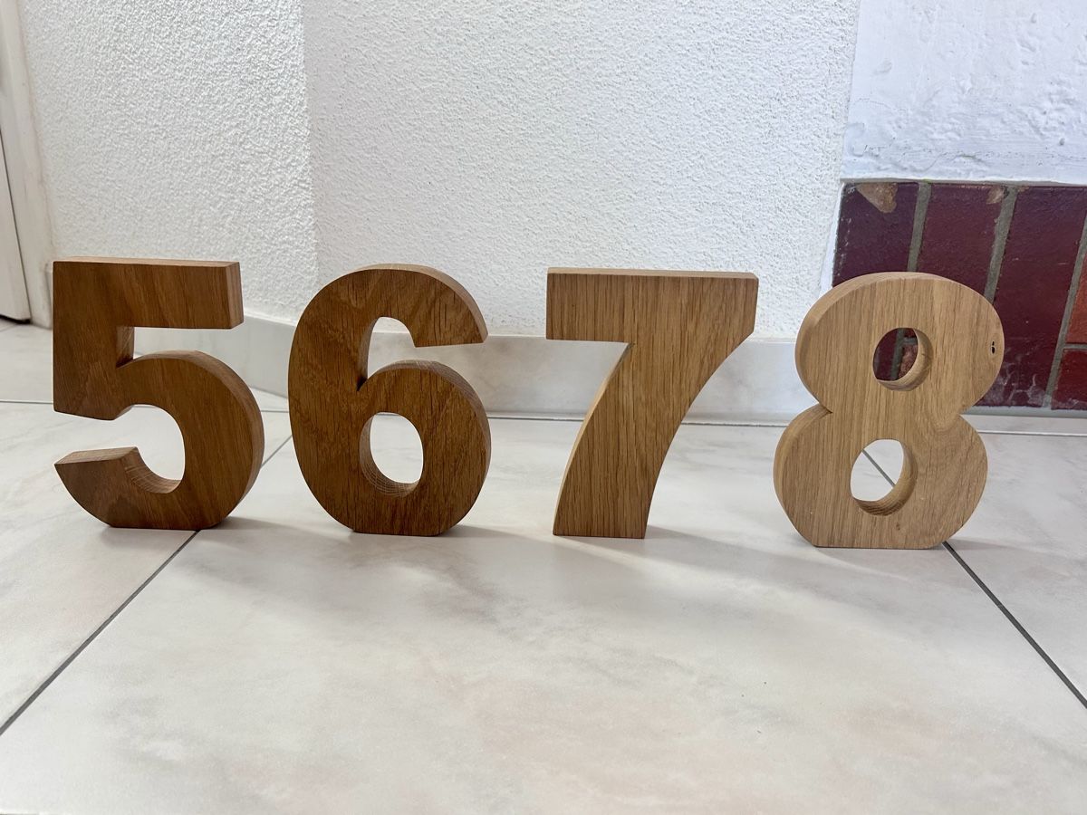 Articoli in legno: Holznummer - Large Wooden Table Numbers (wedding, party) – Usato da Rüti ZH venduto da JB_8630 2