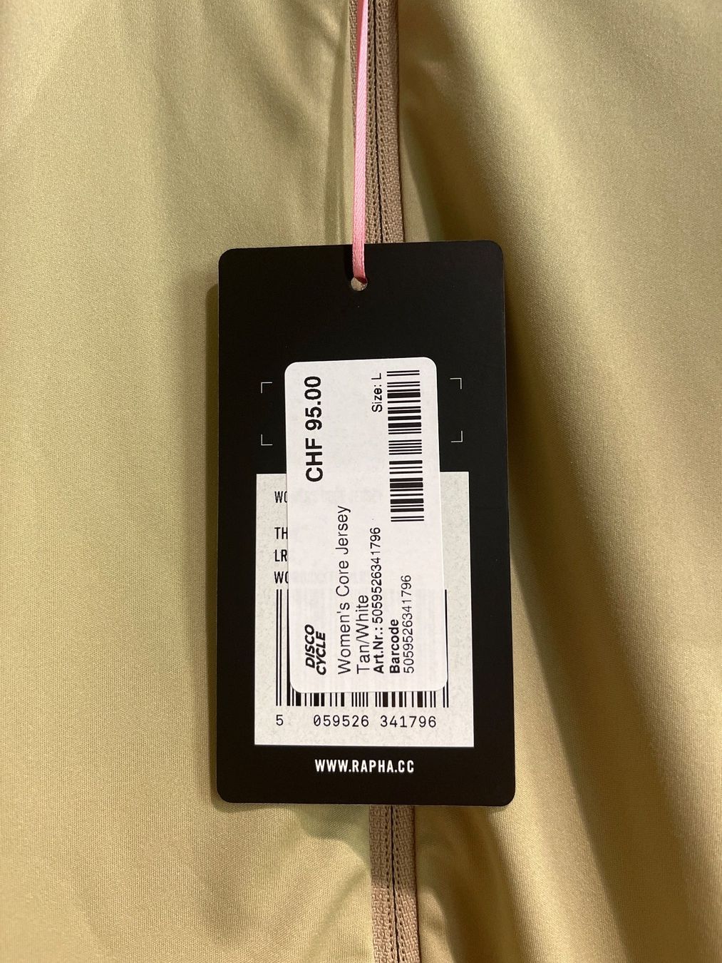 Rapha Canottiere & Pantaloni: % Rapha - Women's Core Jersey, Tan, L – Nuovo e nell'imballaggio originale da Bern venduto da Disco_Cycle 2