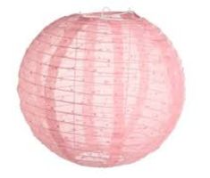 Outdoor Lampion, Laterne pink, DEPOT, ∅ 40cm - Schnäppchen!