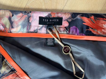 TED BAKER Damen Rock, in Gr. 2 (36/38), 98% Wolle, Grau