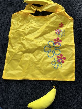 Faltbare Einkaufstasche Banane gelb neu