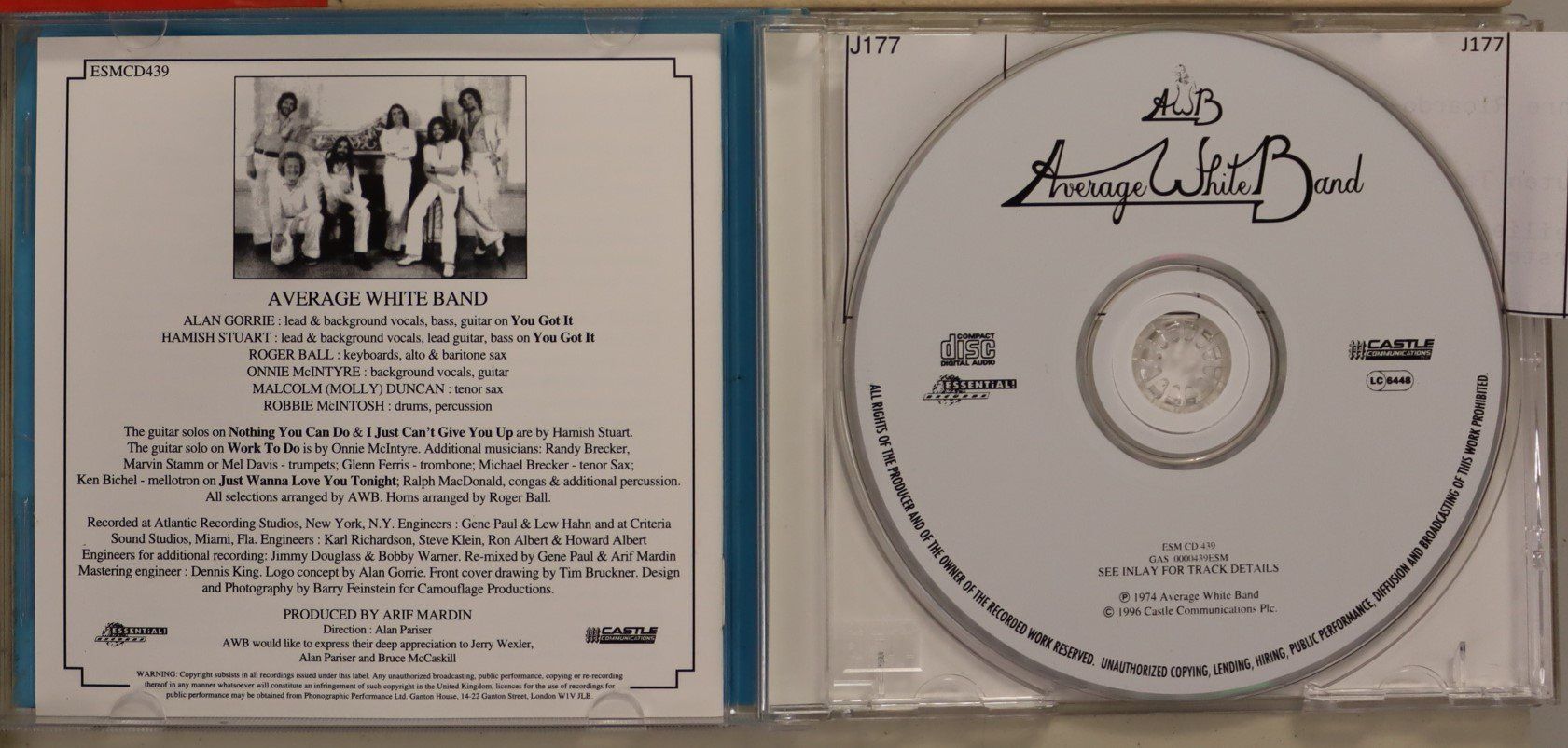 CDs: Avenage White Band – Awb – D'occasion à Luzern par CONTENTI 1
