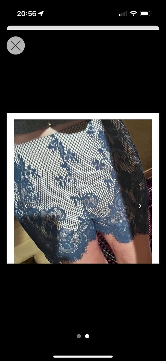 Pantaloni: Shorts size xs/s in lace blu – Usato da Gentilino venduto da swami255 1