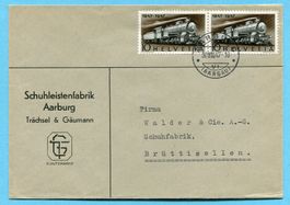 Brief Aarburg 1947 - Absender: Schuhleistenfabrik Aarburg