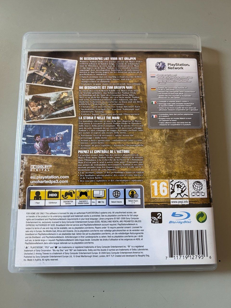 Sony Giochi: PS3 - Uncharted 2: Among Thieves – Usato da Giubiasco venduto da LorisVale 1