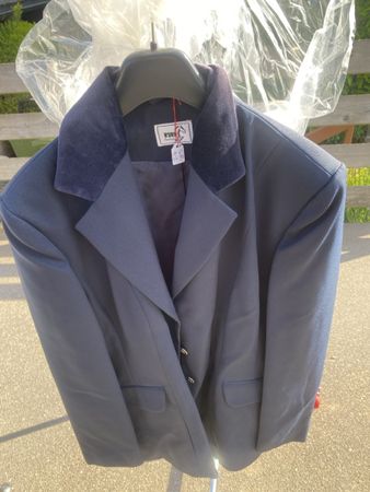 Veste d'équitation élégante bleu marine 42 neuve 