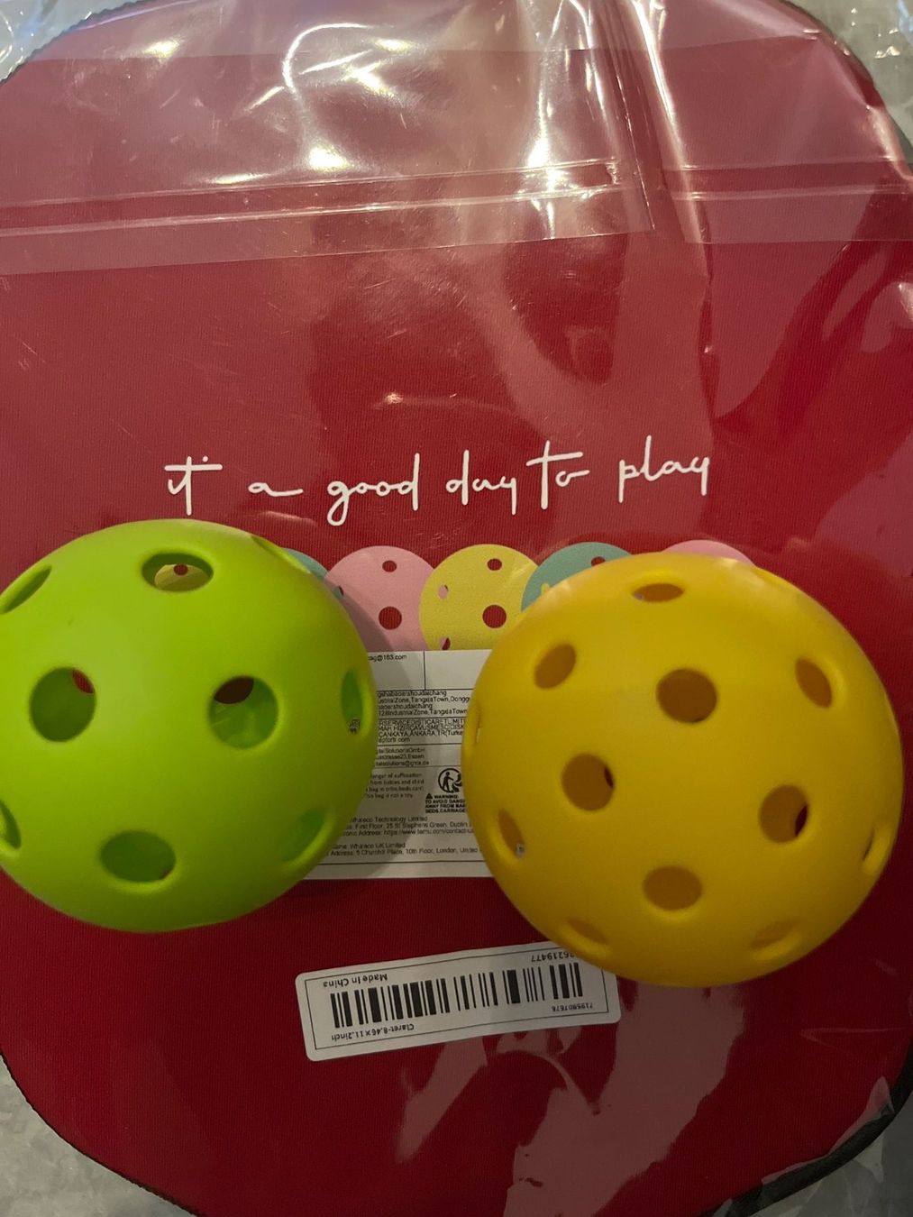 Racchette: 2 racchette e 4 palline da picklerball – Nuovo e nell'imballaggio originale da Sonvico venduto da ron_t8dh 5