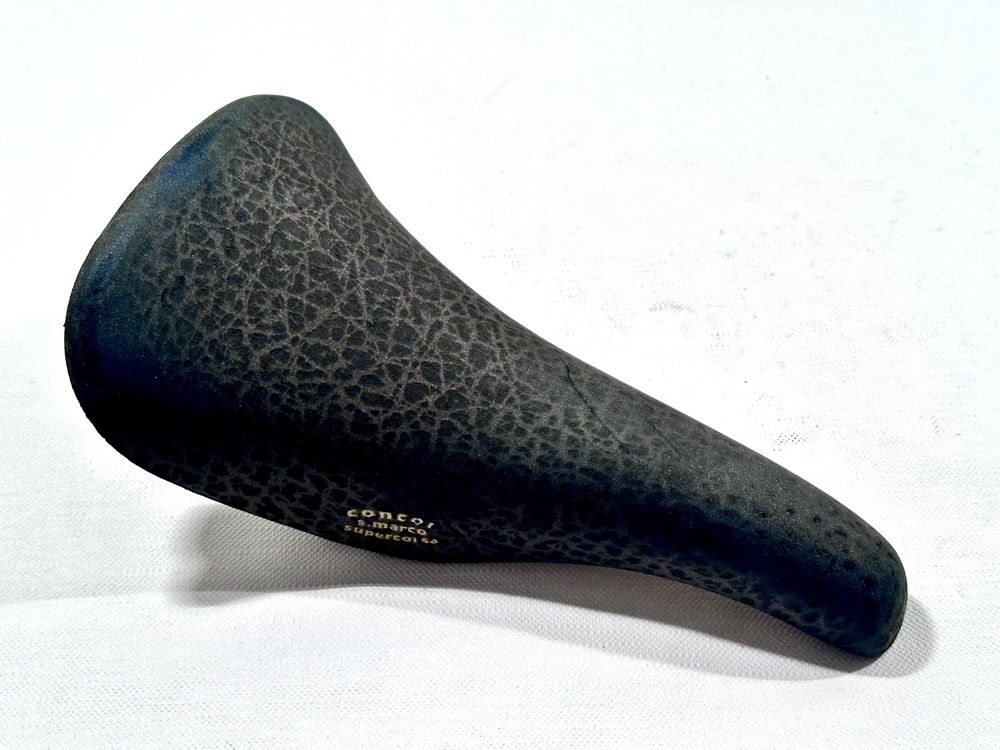 A Vintage Selle Saddle San Marco Concor Super Course Leather