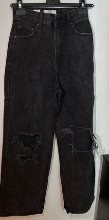 Schwarze breite Hose (The 90‘s Style)