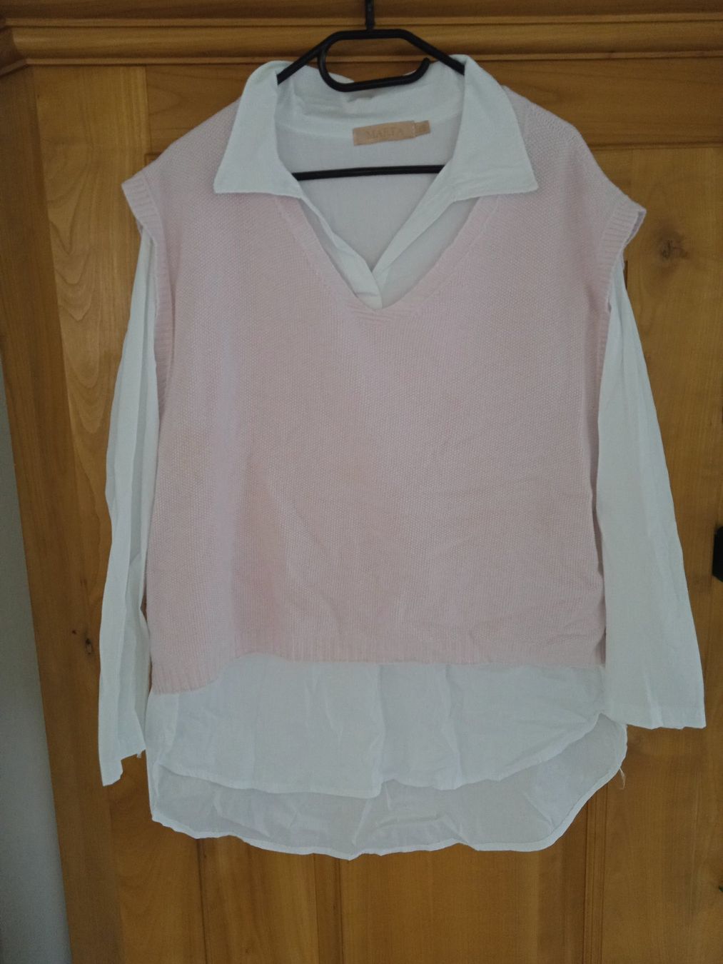 Camicette: Pullunder und Bluse one size rosa/weiss – Usato da Rothrist venduto da MaSa82