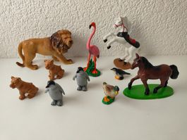 Hartung Tier Figuren Sammlung Set Flamingo Löwe Pinguin