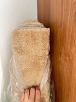 Kurzflor Teppich beige 160 x 220 cm, gebraucht