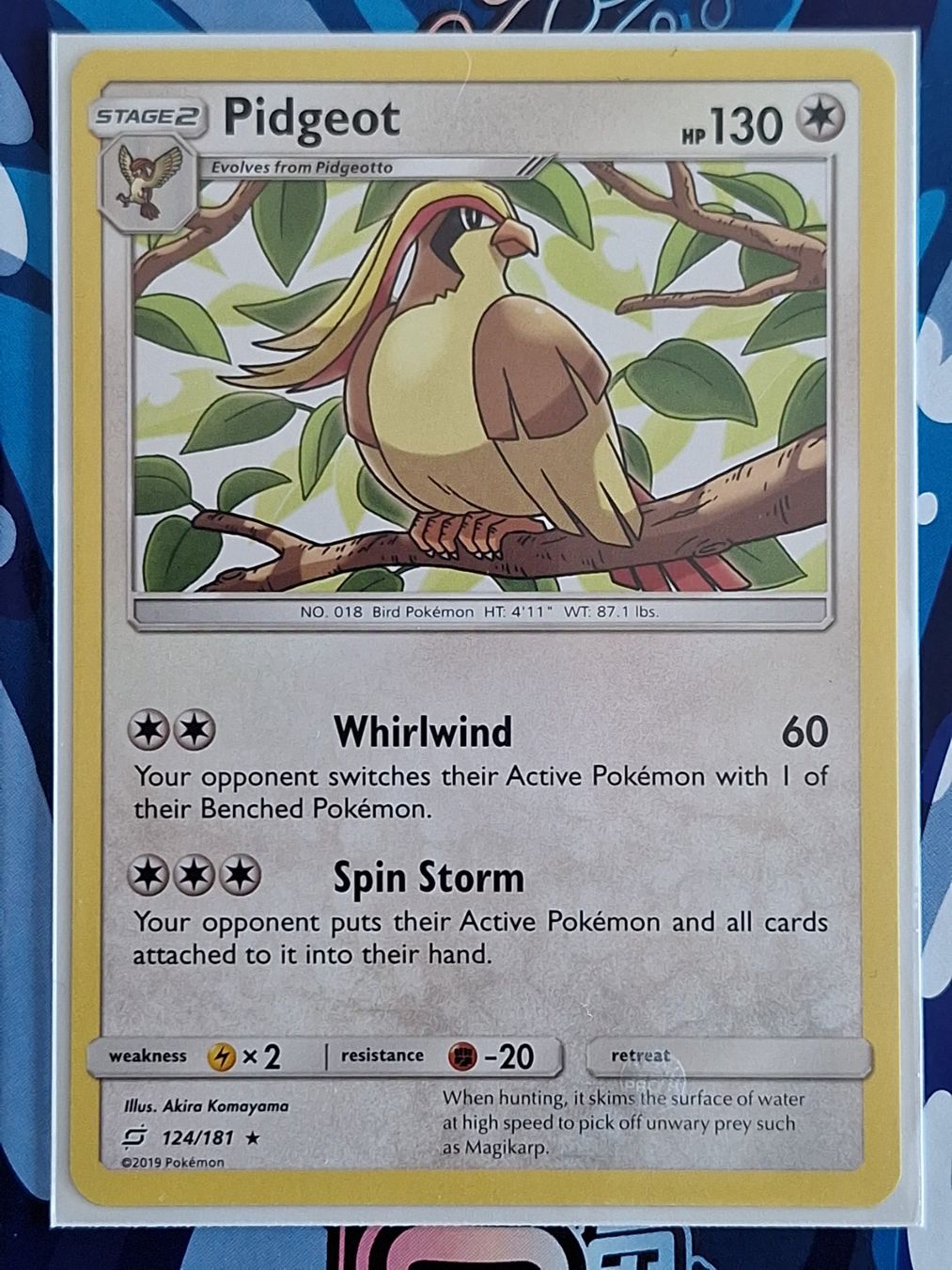 Pokémon Sammelbilder & Trading cards: Pidgeot - Team up  #Ord3 – Gebraucht aus Altstätten SG von GGsGameshop