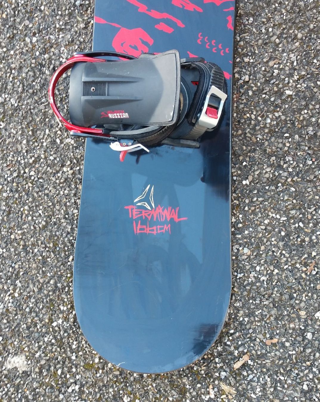 Atomic Board: Atomic Terminal Snowboard 161cm Breit 160 165 Russian Bindun – Usato da Kilchberg venduto da Iniminishort 4