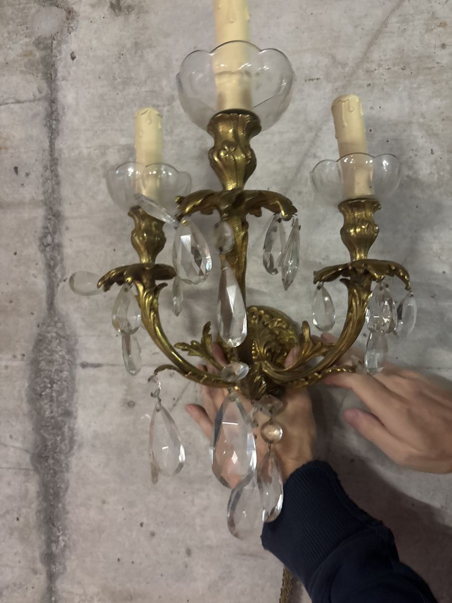 Lampade: Kristallwandlampe  – Usato da Kriens venduto da Wundertuete17 1