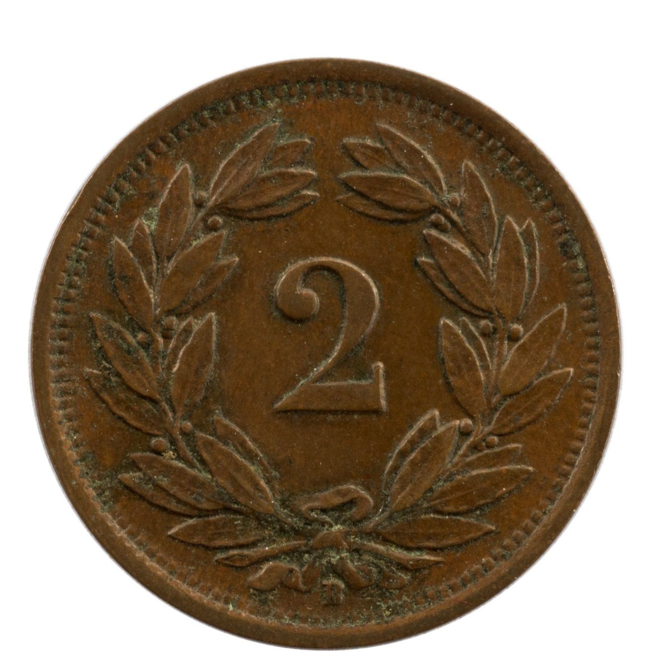 Tutti le monete: Schweiz / Suisse - 2 Rappen - 1927 – Usato da Rotkreuz venduto da Swiss-Coins 1
