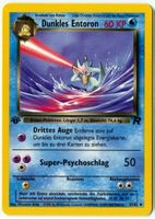 Dunkles Entoron Team Rocket 1.Edition 37/82 Deutsch Mint