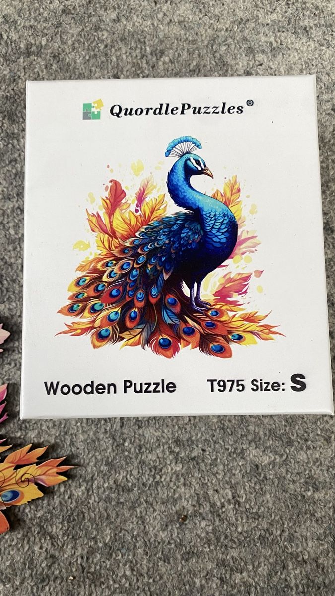 Puzzle: Holzpuzzle mit Pfau-Motiv – Nuovo (secondo la descrizione) da Wila venduto da anr_7hd7 2