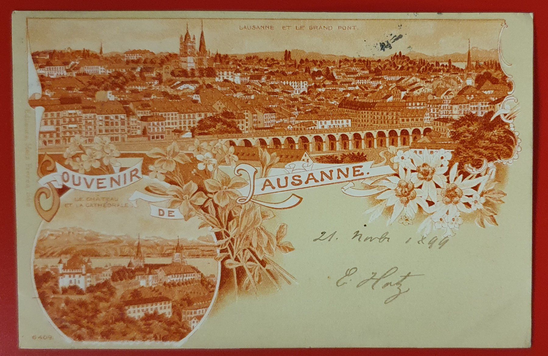 Cartoline postali: Souvenir de Lausanne 1899 – Usato da Kreuzlingen venduto da Rschweiz1