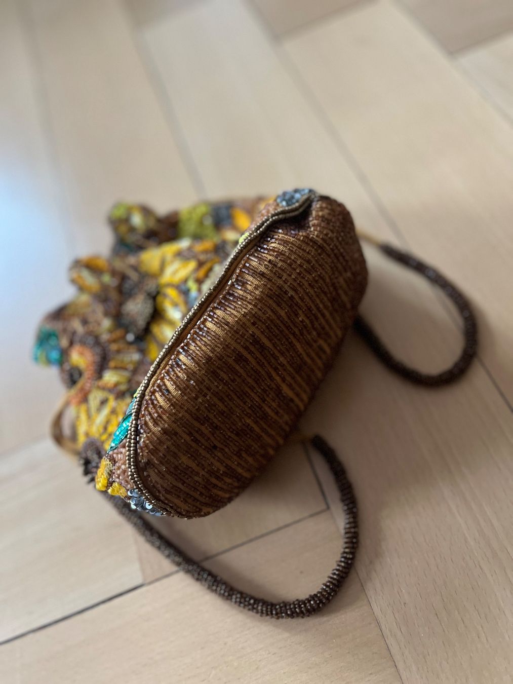 Borse da donna: Perlenbestickte Beuteltasche - Pompadour Tasche - Retikül – Nuovo (secondo la descrizione) da Baden venduto da ElenArt 2