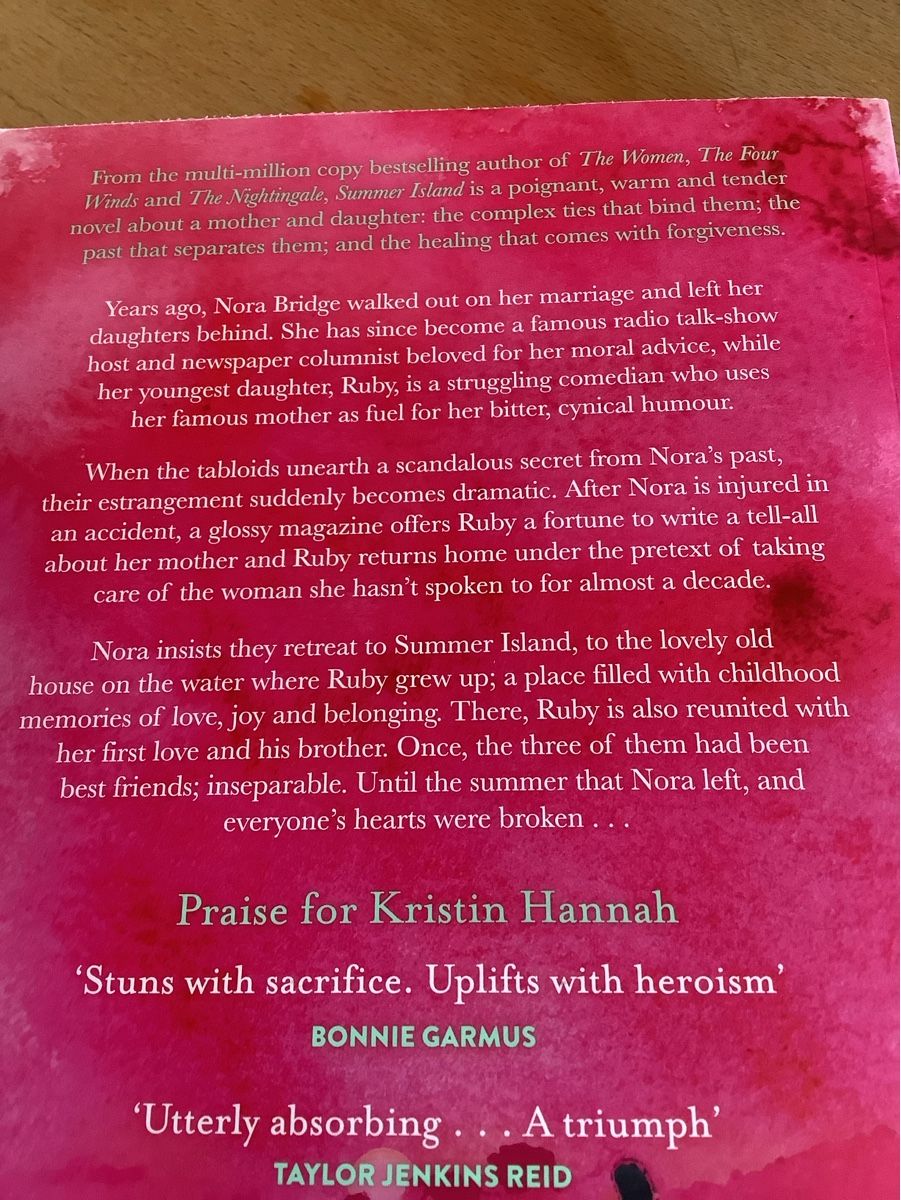 Libri: Summer Island Kristin Hannah  – Usato da Saas-Balen venduto da kircin 1