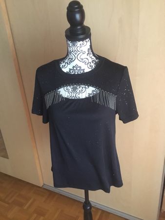 Shirt mit Ausschnitt Gr XL
