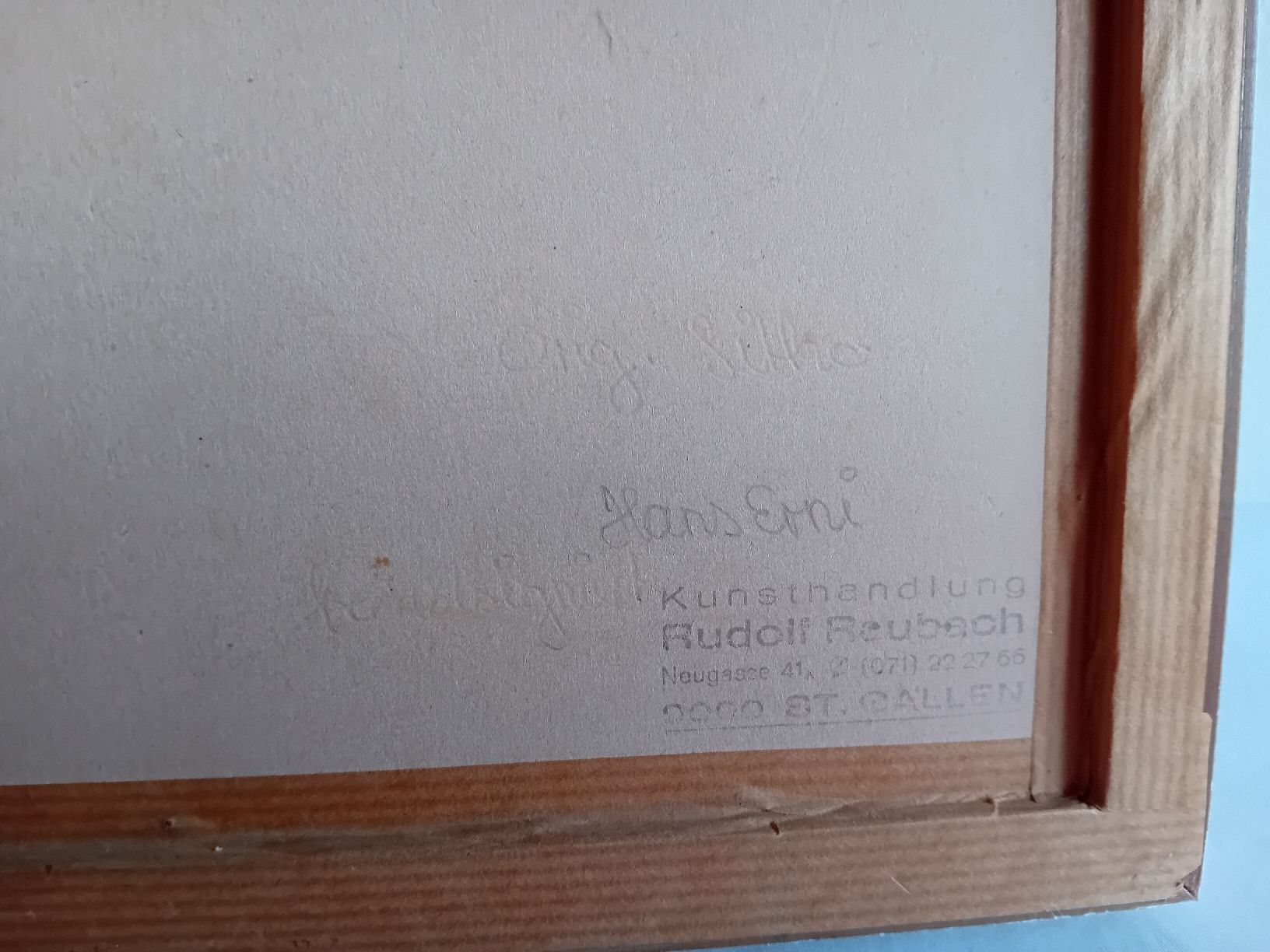 Grafica & Litografie: Hans Erni Litho? Dichter Gottfried Keller – Usato da Schweizersholz venduto da freyle1 5