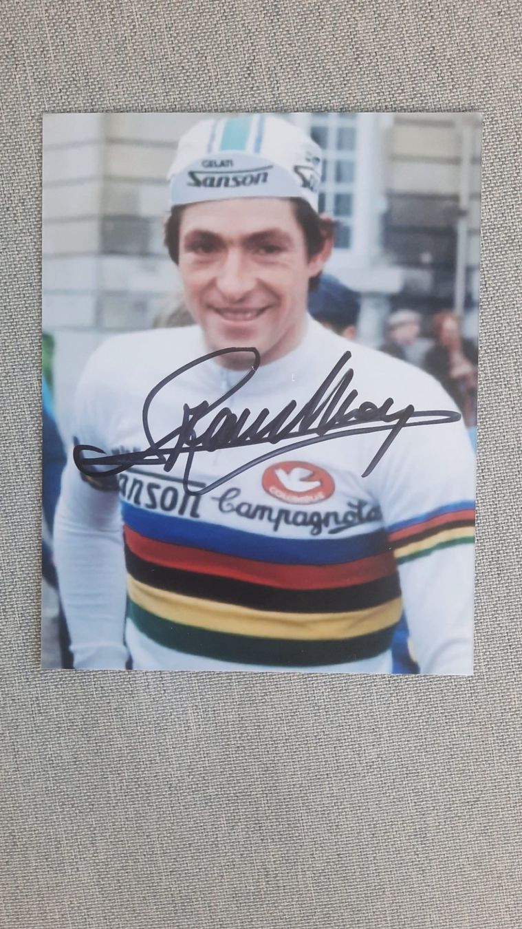 Autographes: Autogramm Francesco Moser – D'occasion à Schmerikon par Olympia04