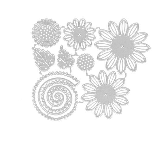 Sciablone: Neues Stanzschablonen-Set Blumen – Nuovo e nell'imballaggio originale da Effretikon venduto da wenuss 1