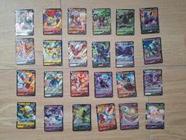 24 Pokémon V Karten Set guter Zustand