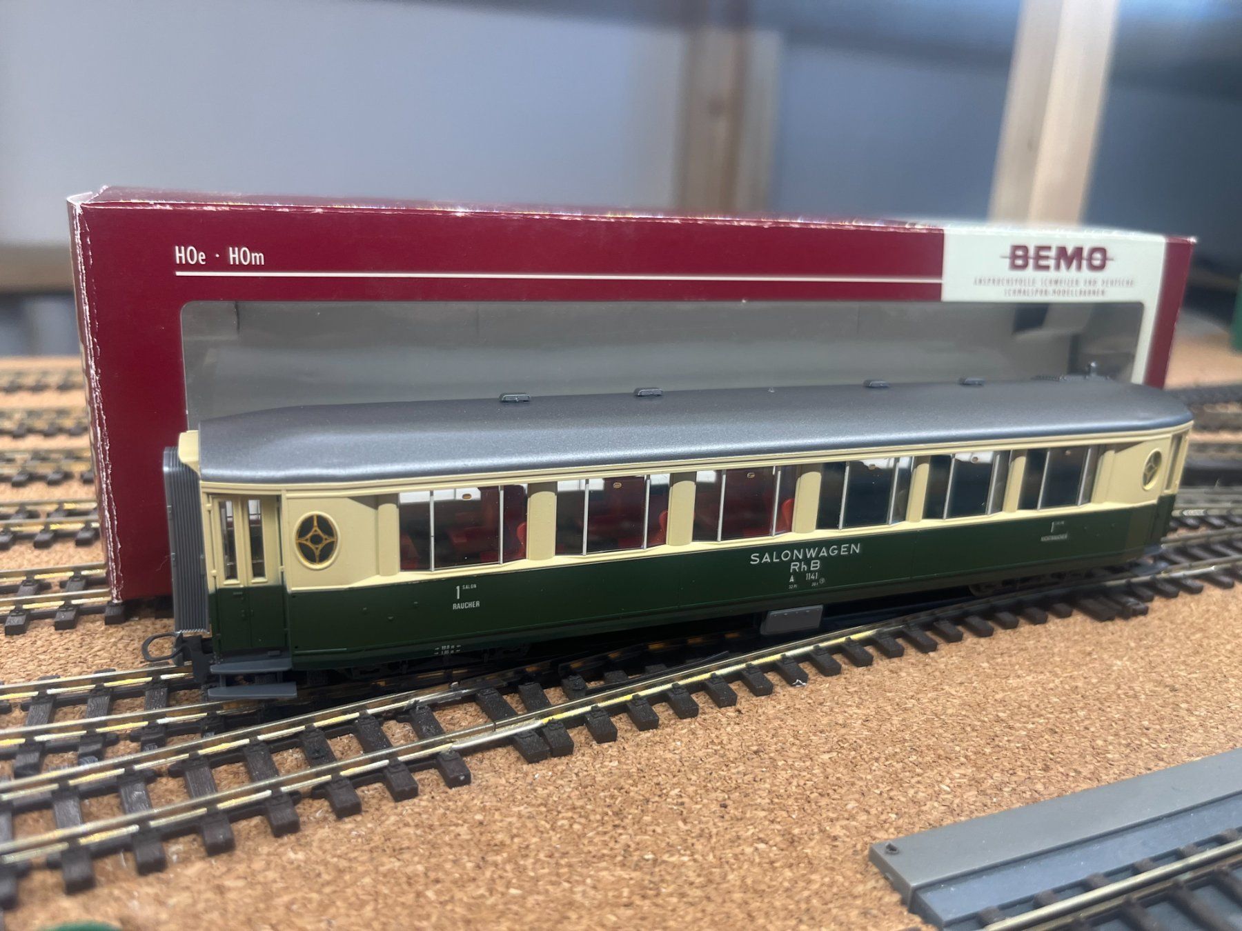 Bemo Modelleisenbahnen: Bemo 3272 101 - RhB A 1141 Salonwagen – Gebraucht aus Rickenbach b. Wil von KadiAdi 1