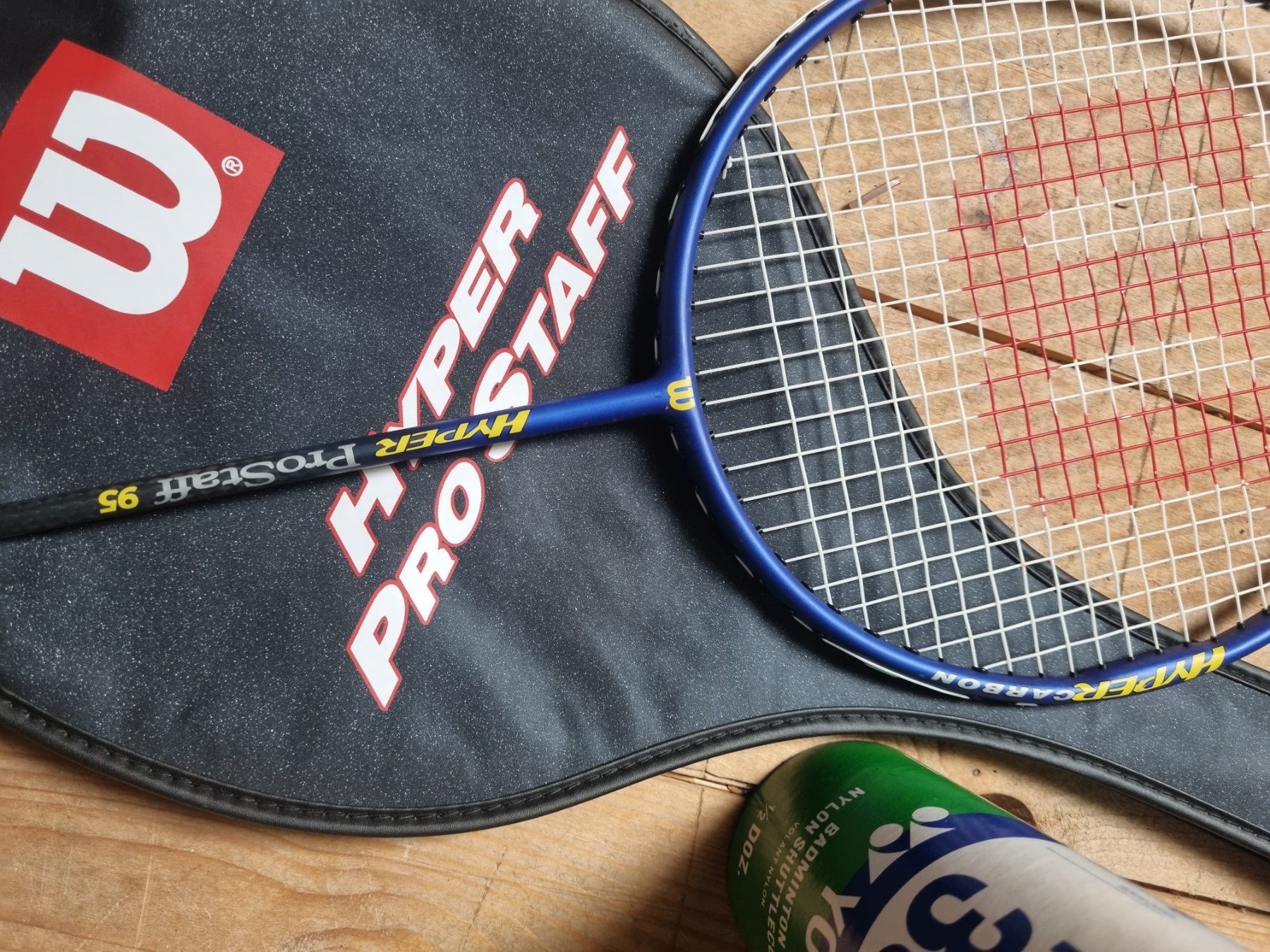 Wilson Schläger: Badminton Schläger Wilson – Gebraucht aus Oberhof von