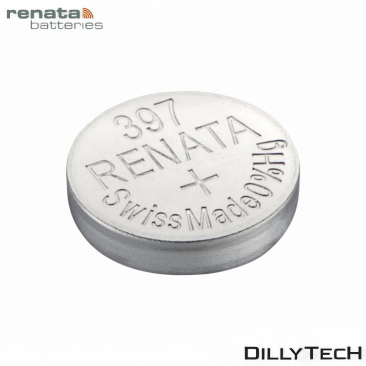 Caricatori & Batterie: Renata 397 Box, SR726SW Knopfzellenbatterie - 3 Stk. – Nuovo e nell'imballaggio originale da Erlenbach ZH venduto da dillytech.ch 1