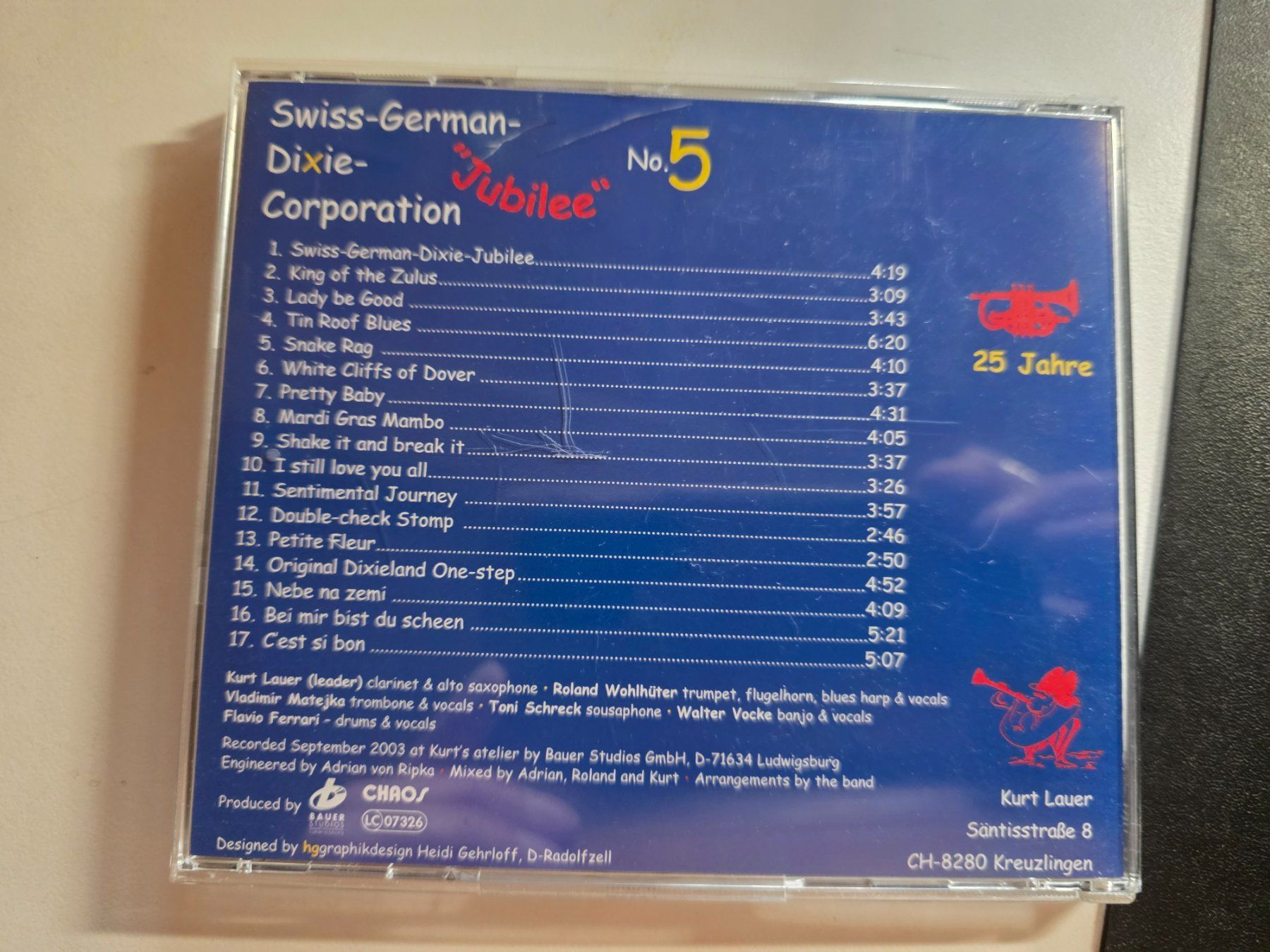 CD: Swiss German Dixie Co. - Freunde -25 Jahre – Usato da Walterswil BE venduto da Lonitti 1