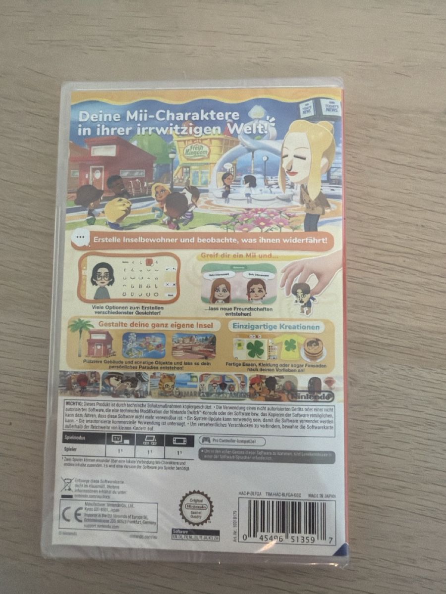 Nintendo Giochi: Nintendo Switch Tomodachi Life neu USK 0 – Nuovo e nell'imballaggio originale da Winterthur venduto da Miriammici 1