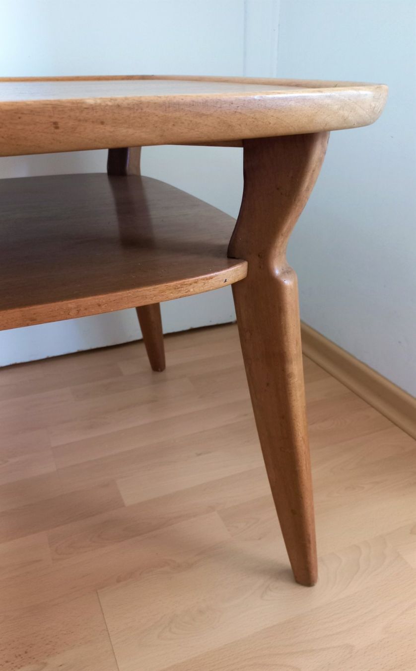 Tavoli: Vintage Teakholz Kaffeetisch – Usato da Bévilard venduto da Orscha 2