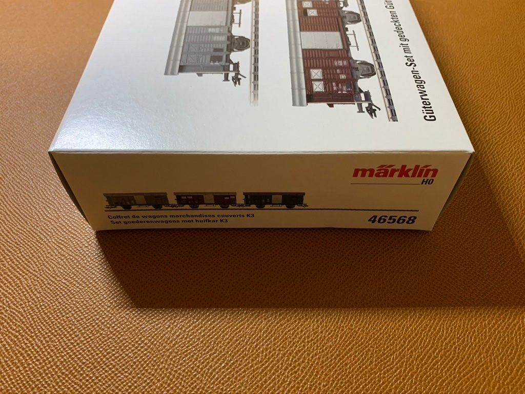 Elektrotren H0 - Transport de fret - 4x wagons couverts à 2