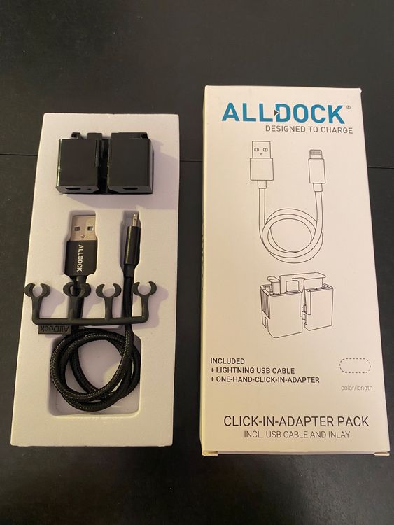 All-Dock alldock 1257 Micro USB Cable Black